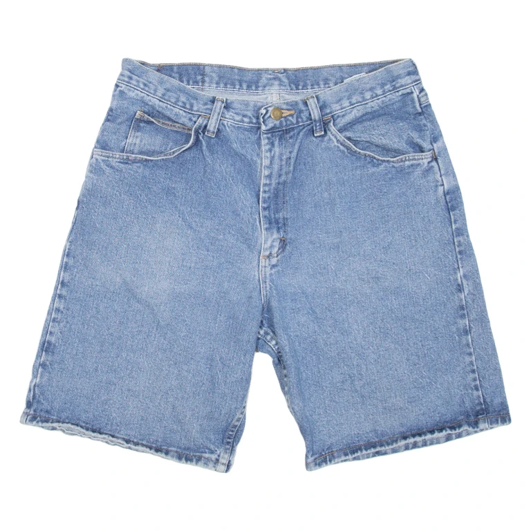 WRANGLER Womens Denim Shorts Blue Classic M W33