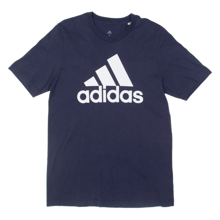 ADIDAS Mens T-Shirt Blue S