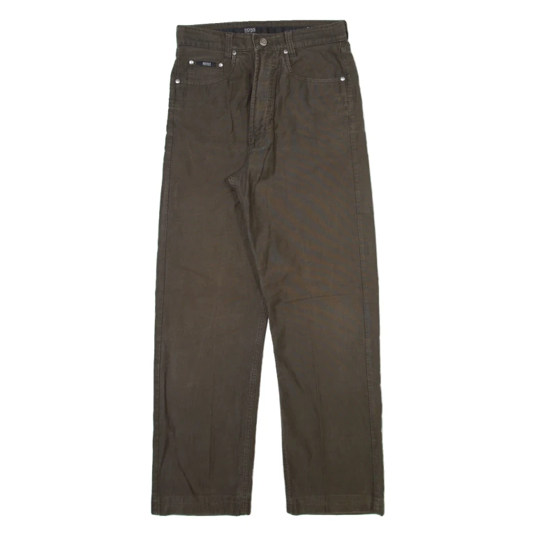 BOSS Mens Trousers Grey Regular Straight W28 L29