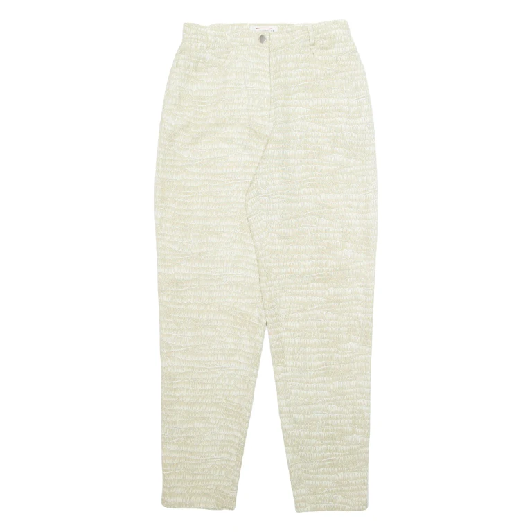 APRIO Womens Trousers Beige Regular Tapered W26 L29