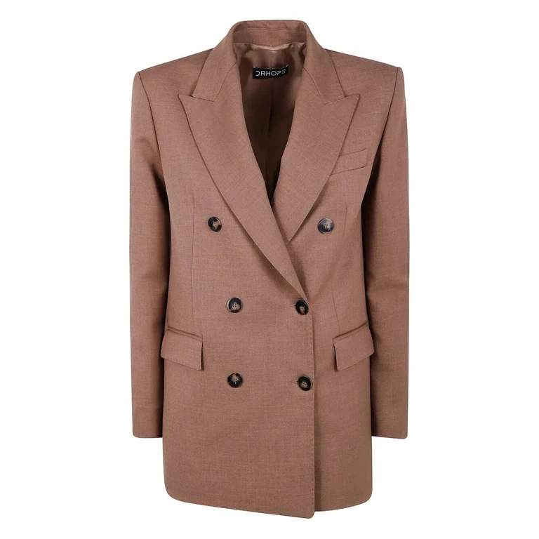 DRHOPE Oversized Double Breasted Blazer