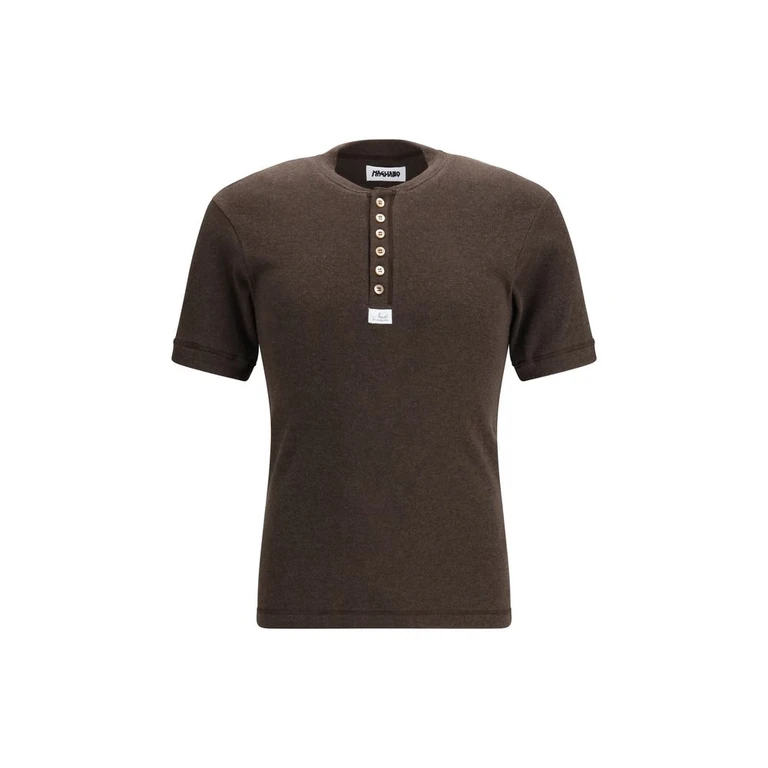 Brown Cotton T-Shirt - Men