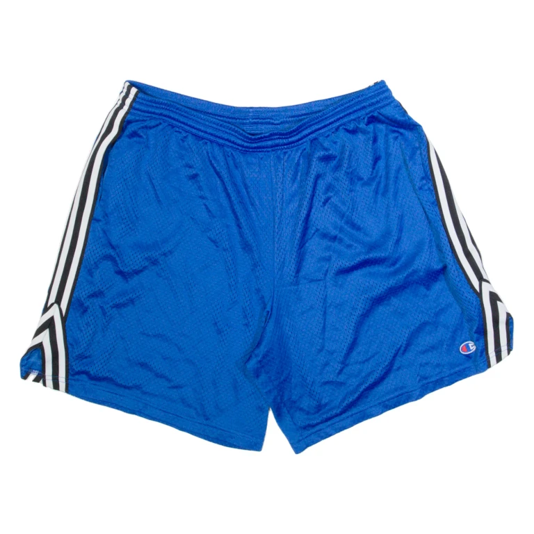 CHAMPION Mens Sports Shorts Blue Relaxed XL W32