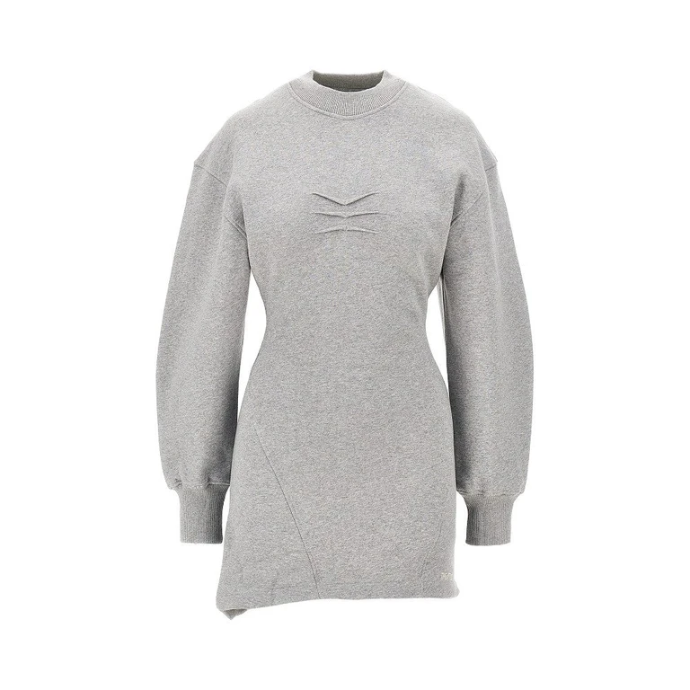 Mèlange cotton mini dress Woman 40