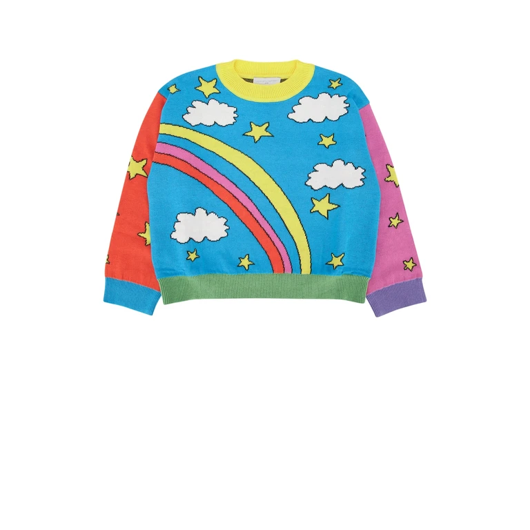 Stella Mccartney Kids Jumper Colourful Cotton Wool Felpe