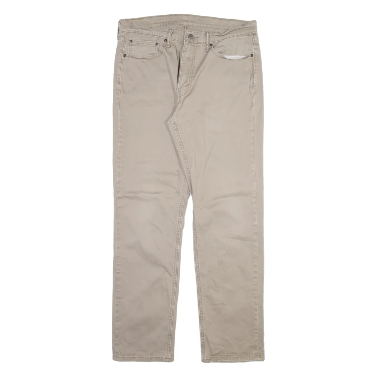 LEVI'S 541 Mens Trousers Beige Regular Straight W34 L31