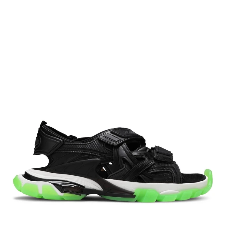 Balenciaga Neoprene And Rubber Clearsole Track Sandals