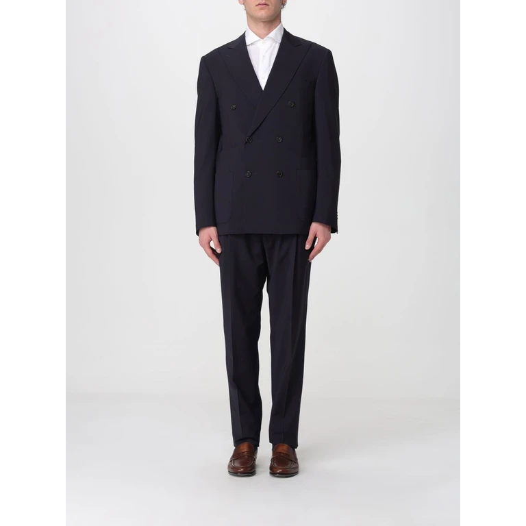 Double-Breasted Virgin Wool Suit (27NG892718563001)