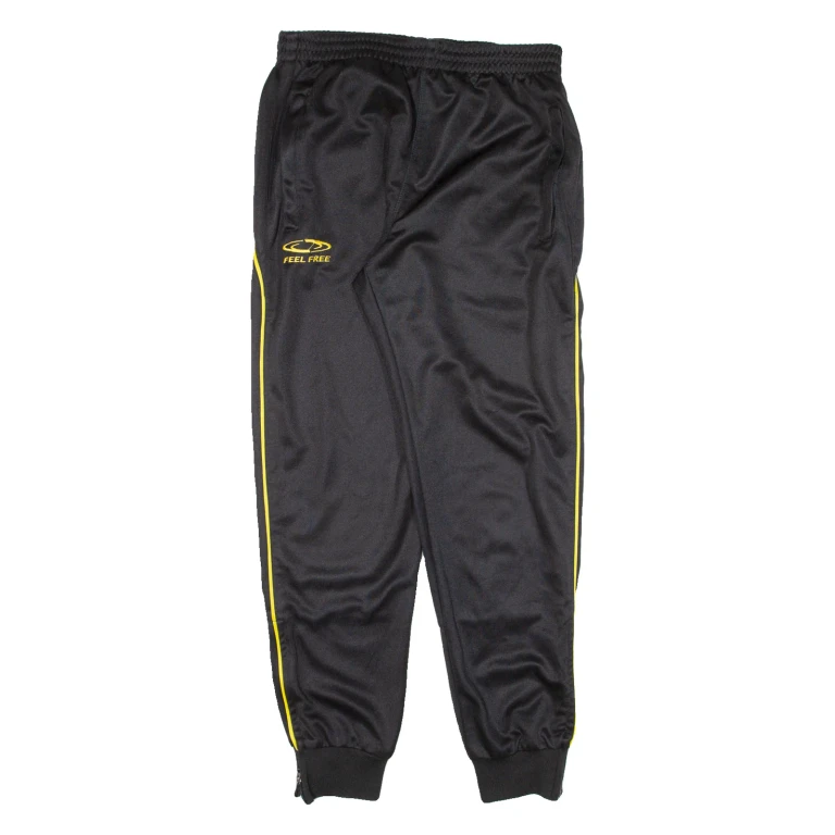 FEEL FREE Mens Track Pants Black Tapered M W28 L28
