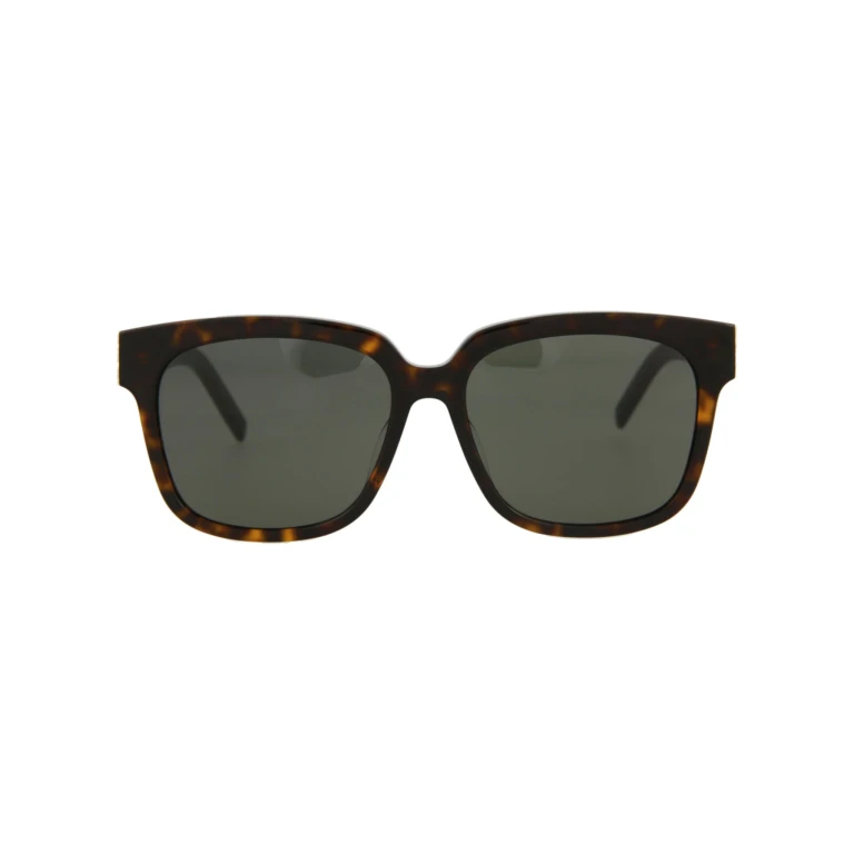 Rectangle-Frame Acetate Sunglasses