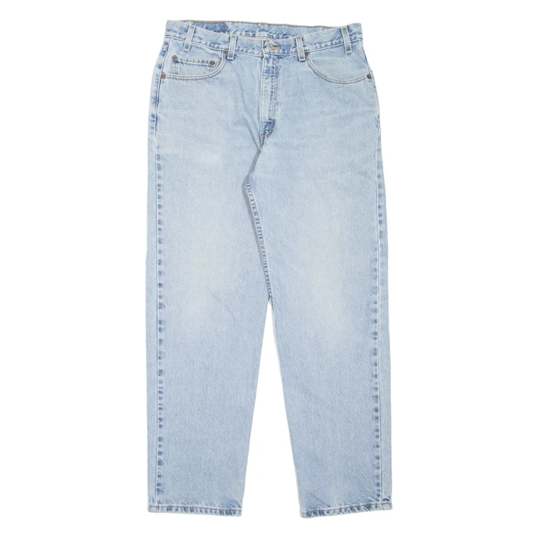 LEVI'S Mens Jeans Blue Relaxed Straight 90s Stone Wash W33 L32