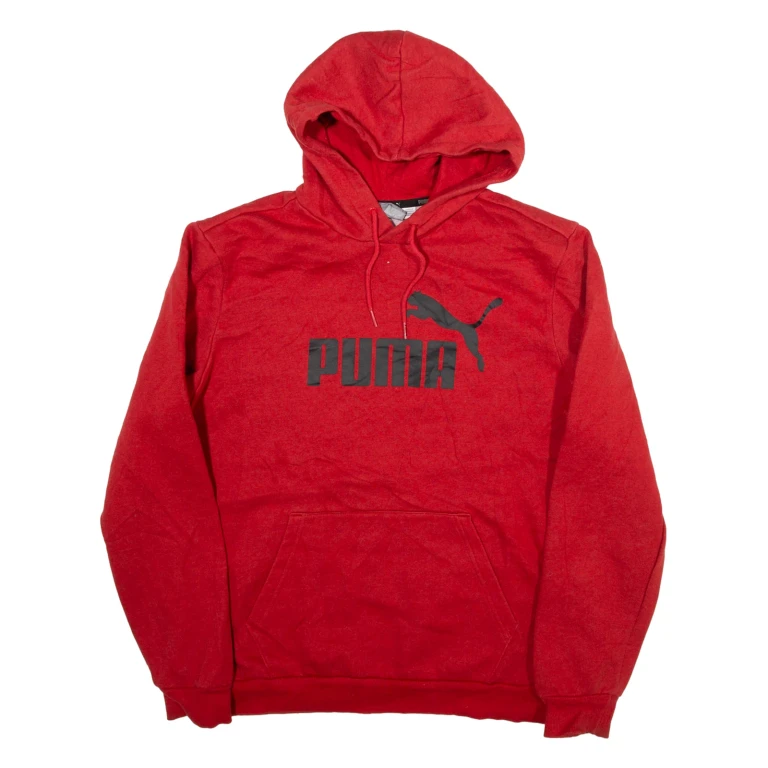PUMA Womens Red Hoodie L