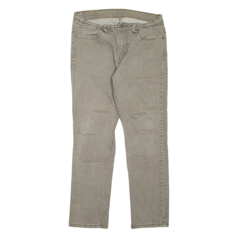LEVI'S 511 Jeans Mens Green Slim Straight W30 L30