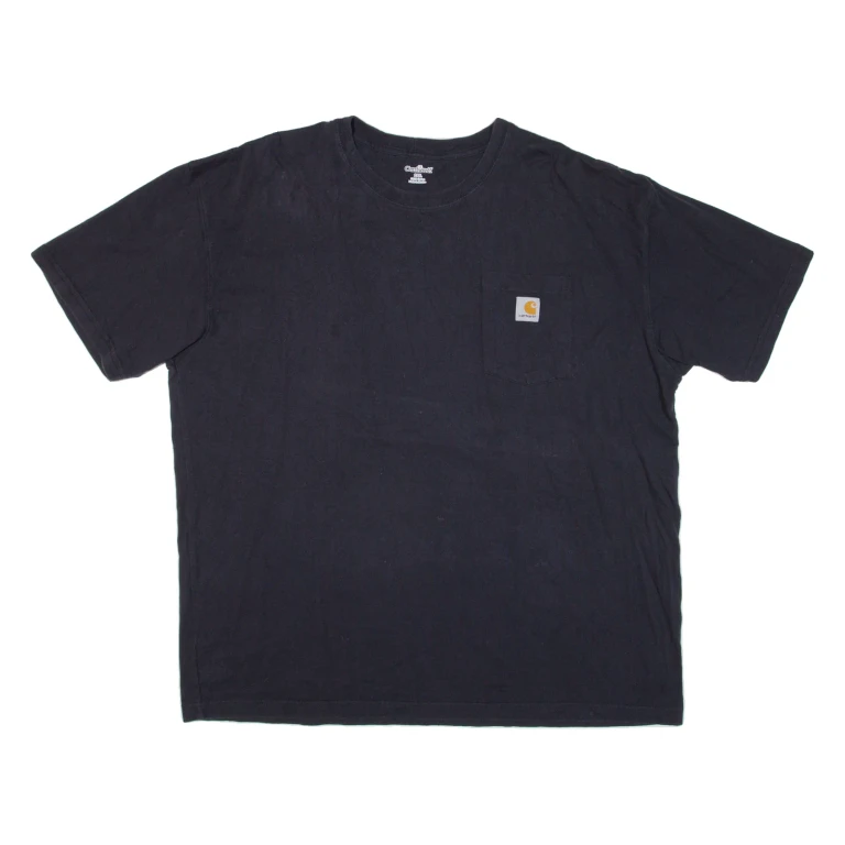CARHARTT Mens T-Shirt Black 2XL