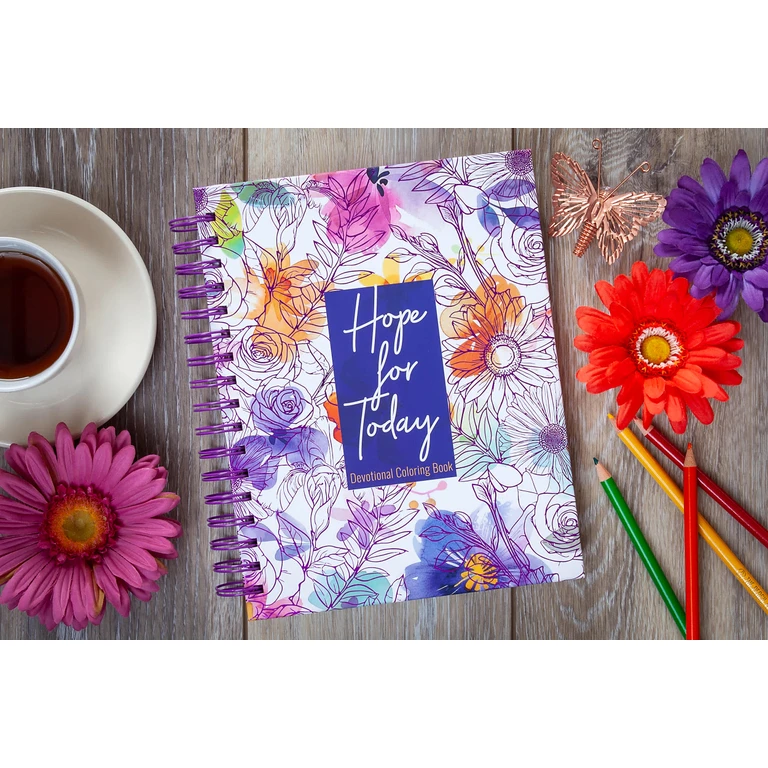 Hope for Today (Devotional Coloring Book)