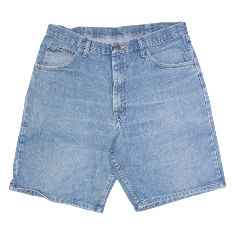 WRANGLER Mens Denim Shorts Blue L W36
