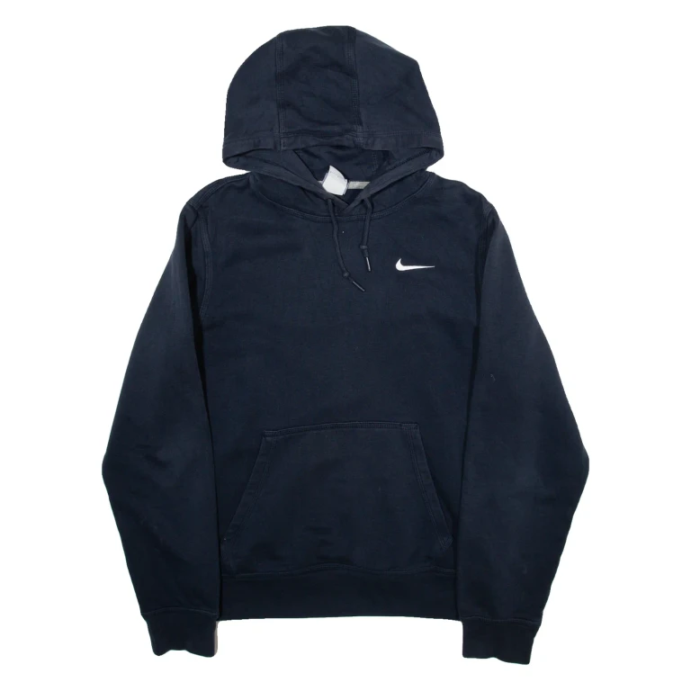 NIKE Womens Blue Hoodie S