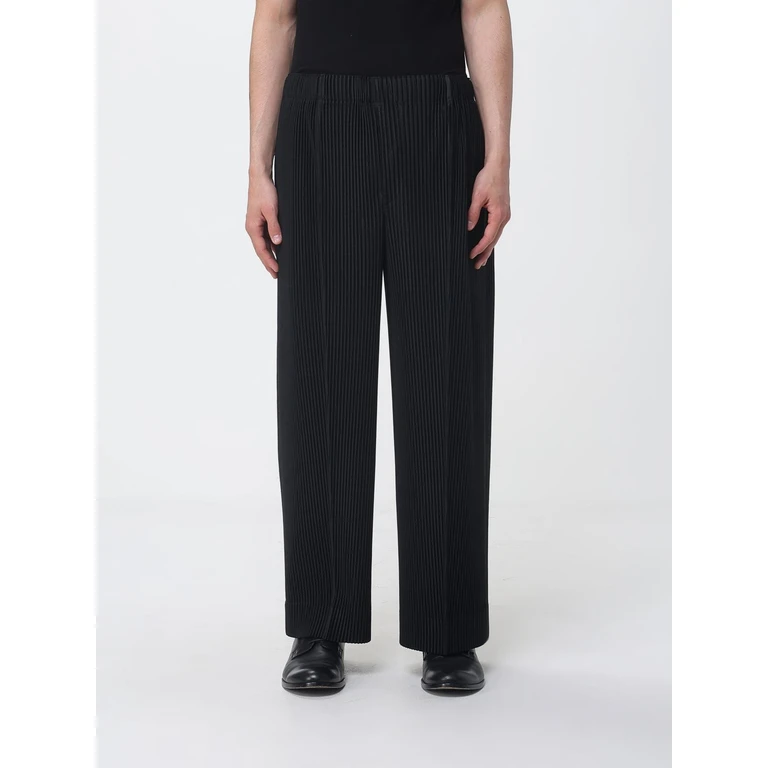 HOMME PLISSE' ISSEY MIYAKE Pants Men color Black (HP66JF01415)
