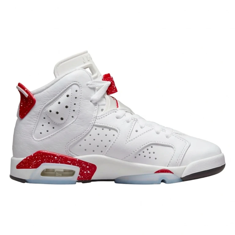 Youth Retro 6 Gs 'Red Oreo' Sneakers