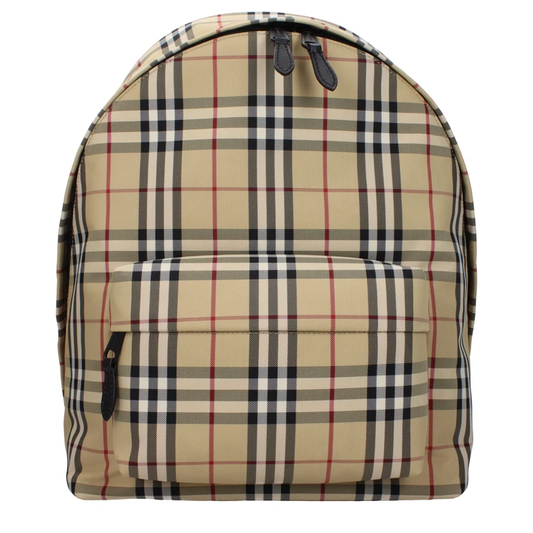 Burberry Beige Fabric Backpack - Men