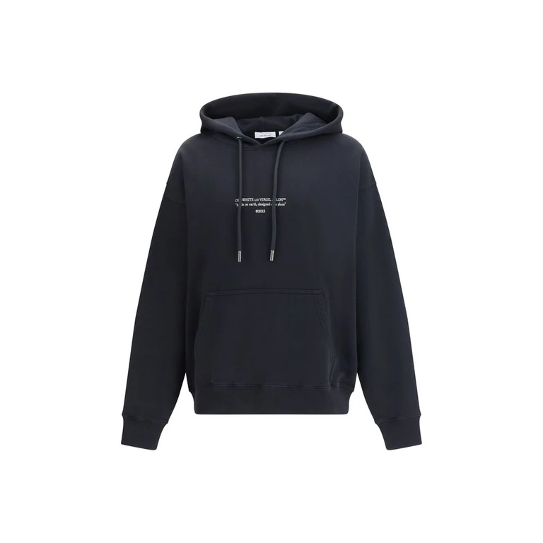 Off-White Black Cotton Sweatshirt Clothing - Men