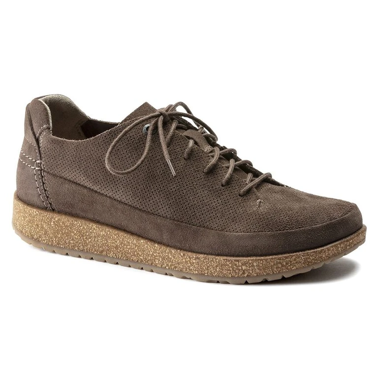 Honneff Light Suede Leather Gray Taupe