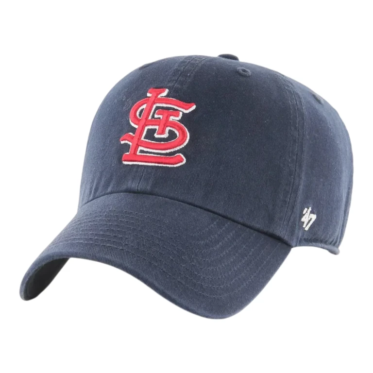 Clean Up St. Louis Cardinals Strapback Hat - Navy Adjustable Cap