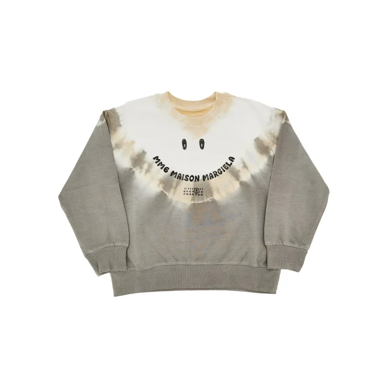 Sweat-shirt col rond MM6 'Funny Logo' Enfant 6 ans