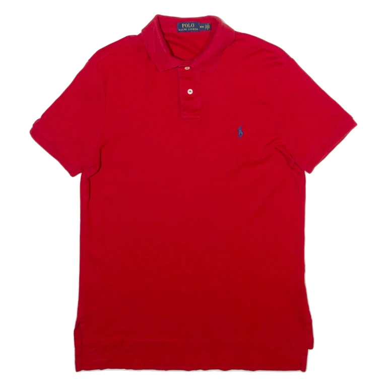 POLO RALPH LAUREN Mens Polo Shirt Red M