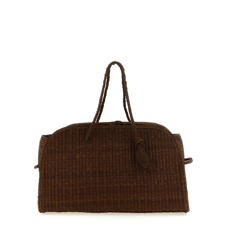 Jacquemus Brown Raffia Tote Bag - Women
