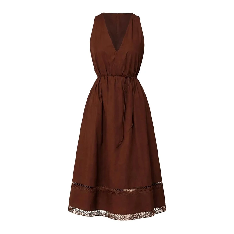 Twinset Robe Au Genou - Camel (261TT225012110)