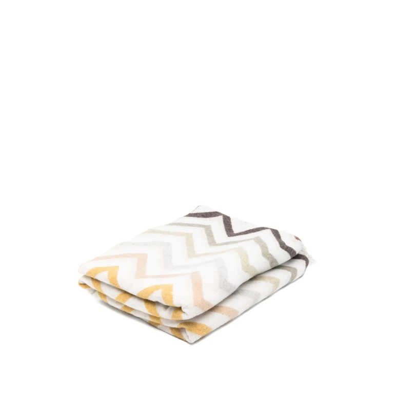Watamu Chevron Fringed Throw