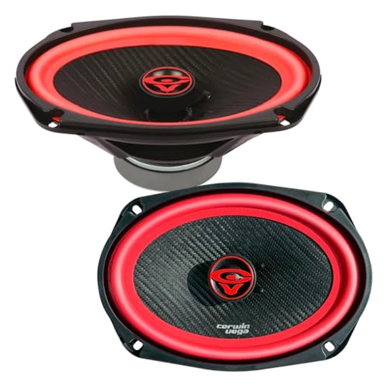 V69 2025 Edition 6" x 9" 2-Way Coaxial Full-Range Car Speakers (Pair)