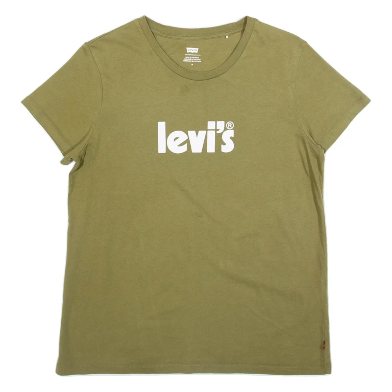 LEVI'S Mens T-Shirt Green M
