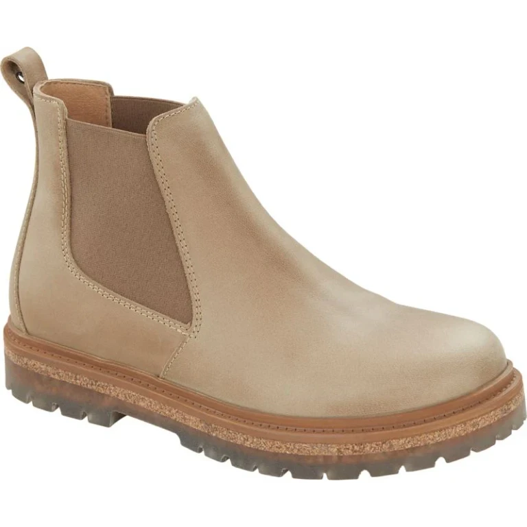 Unisex Stalon Waxy Leather Nubuck Sandcastle