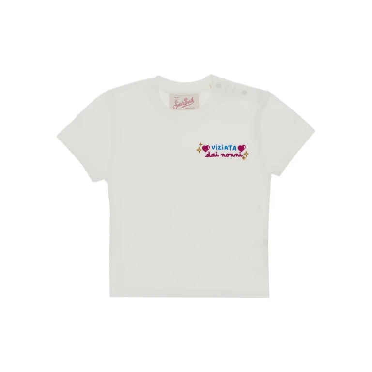 'Viziata dai nonni' embroidery T-shirt Kids 4Y