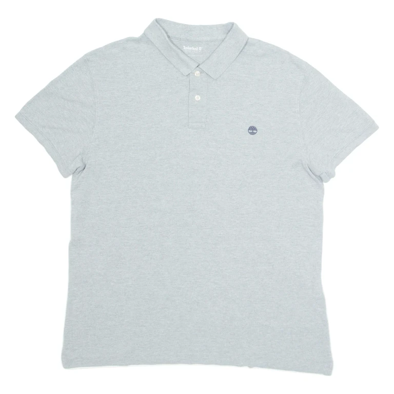 TIMBERLAND Mens Polo Shirt Grey L