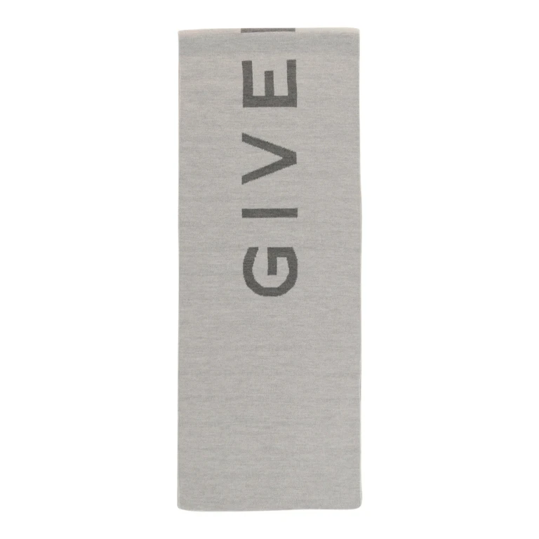 Reversible Logo Wool Scarf
