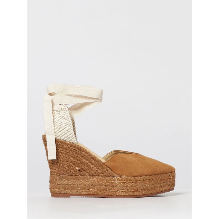 Suede and Canvas Wedge Espadrilles (W32WHALMOND)