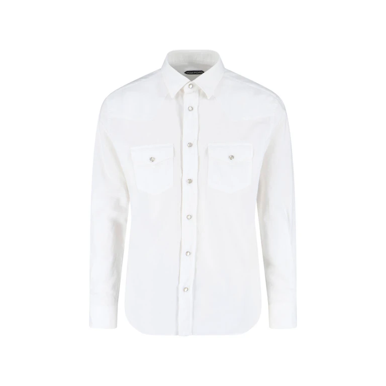 Shirts White Cotton - Men