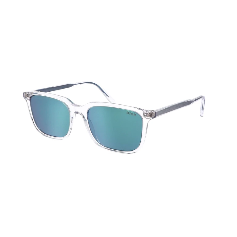 Dior INDIOR S1I Blue Mirror Square Mens Sunglasses DM40104I 26X 54