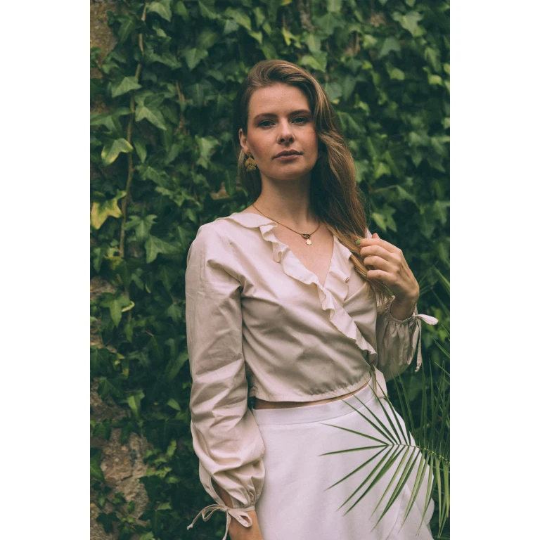 RUSSULA BLOUSE - ECRU
