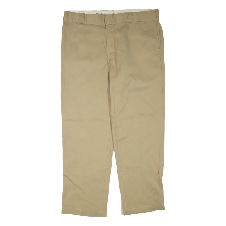 DICKIES Mens Trousers Beige Regular Tapered W40 L30