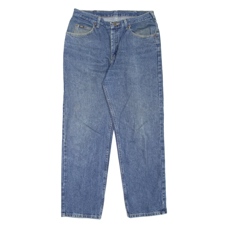 LEE Mens Jeans Blue Regular Tapered W32 L28