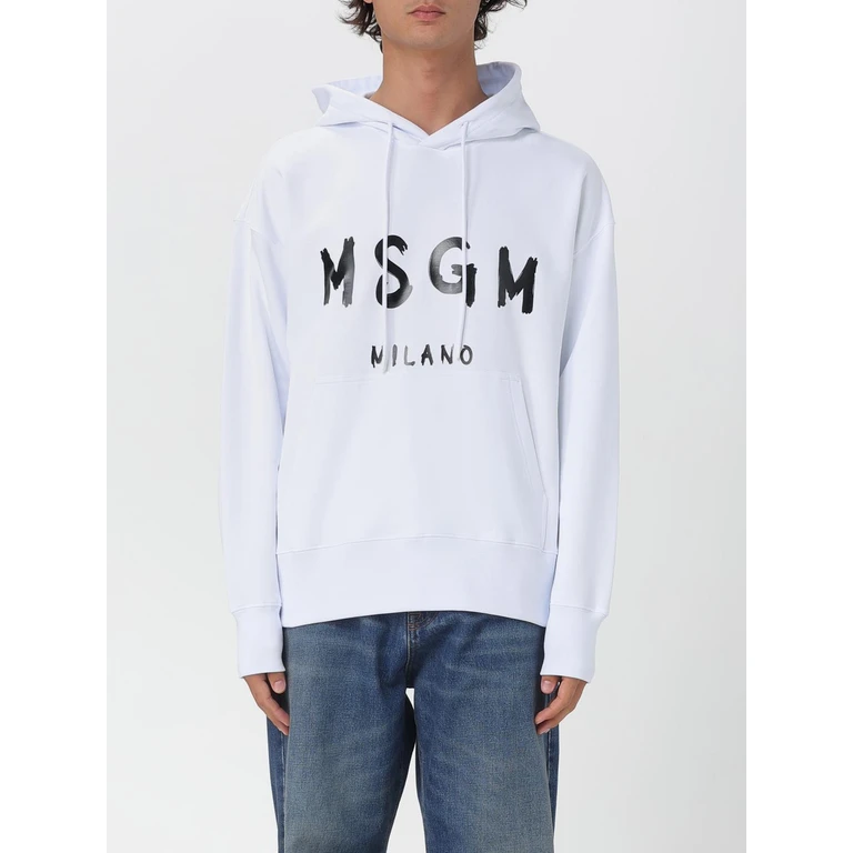 MSGM Sweatshirt Men color White (2000MM51530000001)