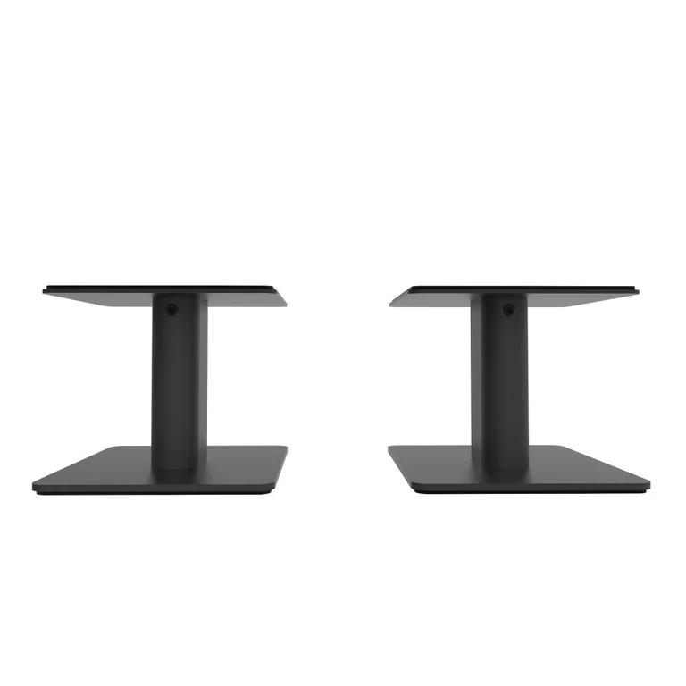 Kanto 6" Universal Desktop Speaker Stands with Cable Management - Black, Set of 2
