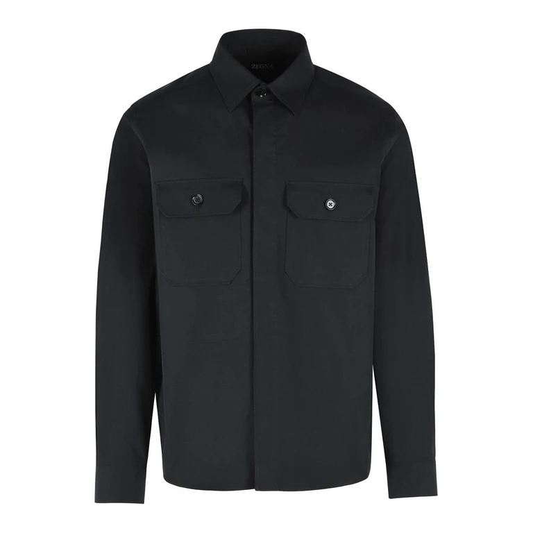 Zegna Veste Casual - Noir (RUHV16A3SOT8B990G)