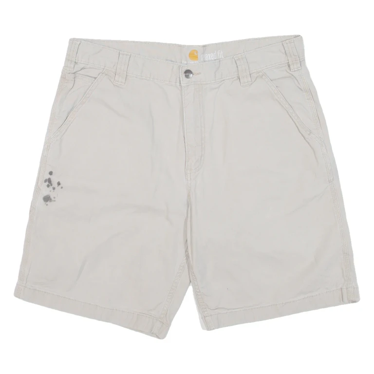 CARHARTT Mens Workwear Shorts Beige Relaxed L W36