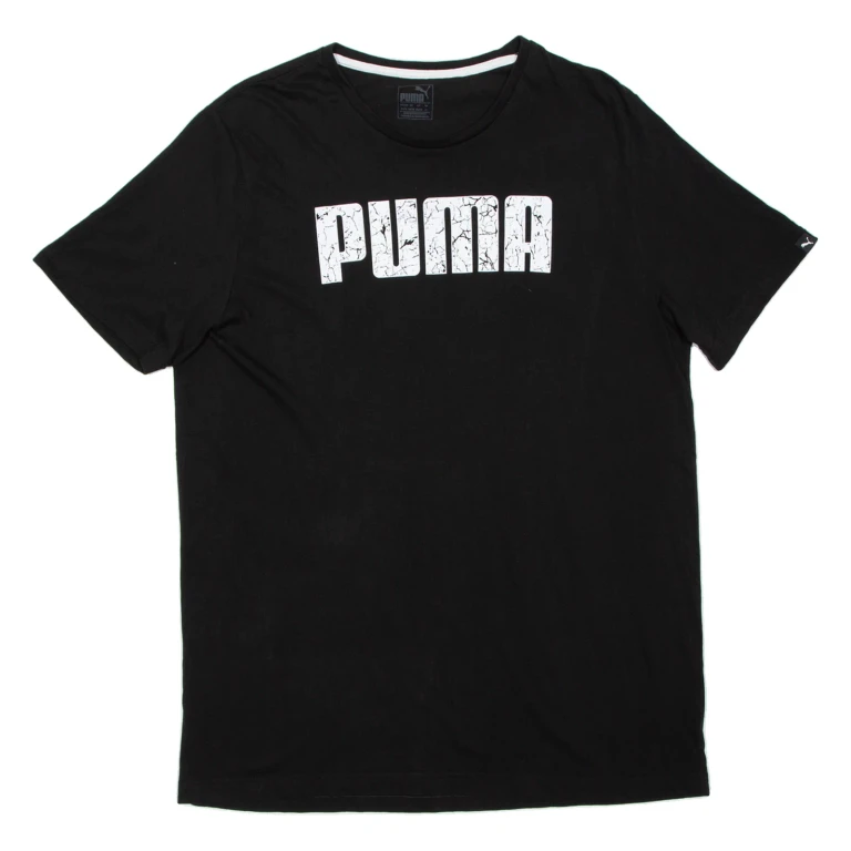 PUMA Mens T-Shirt Black XL