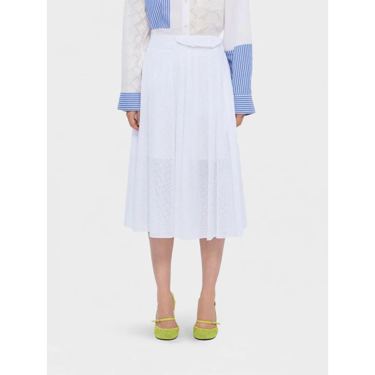 MSGM Skirt Woman color Ivory (4041MDD19A26712102)